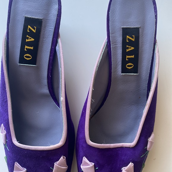 ZALO Embroidered heels - Picture 4 of 12